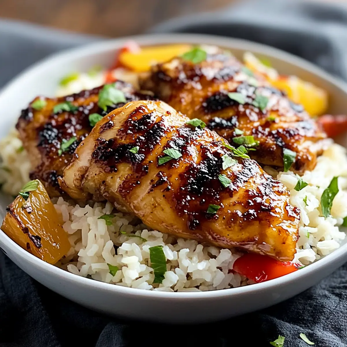 Hawaiian Chicken & Coconut Rice