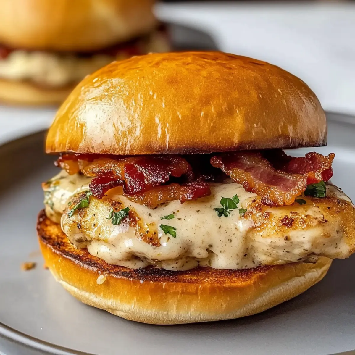 Garlic Parmesan Chicken Sandwiches