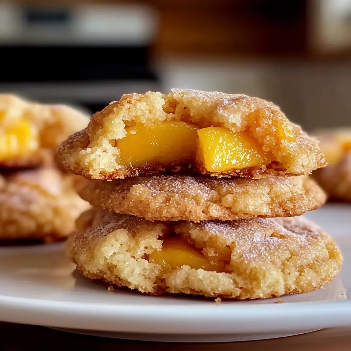 Peach Cobbler Cookies