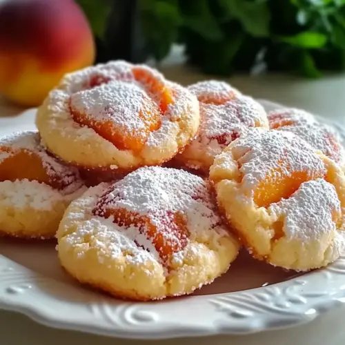 Italian Peach Summer Cookies