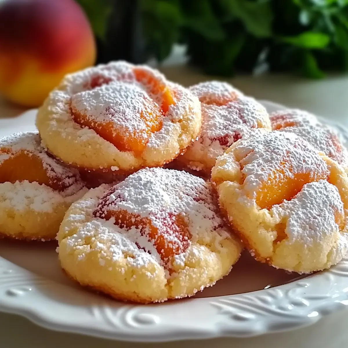 Italian Peach Summer Cookies