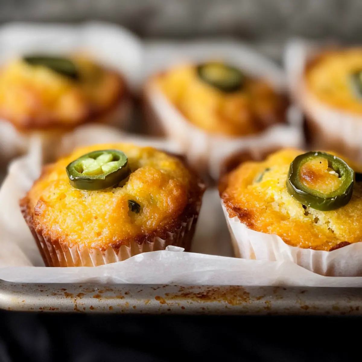 Jalapeno Cornbread Muffins