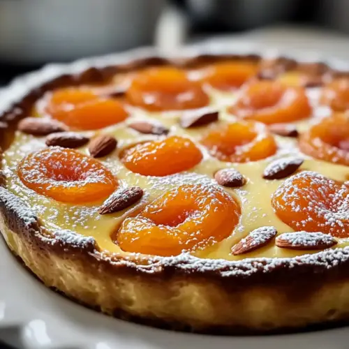 Apricot Almond Clafoutis