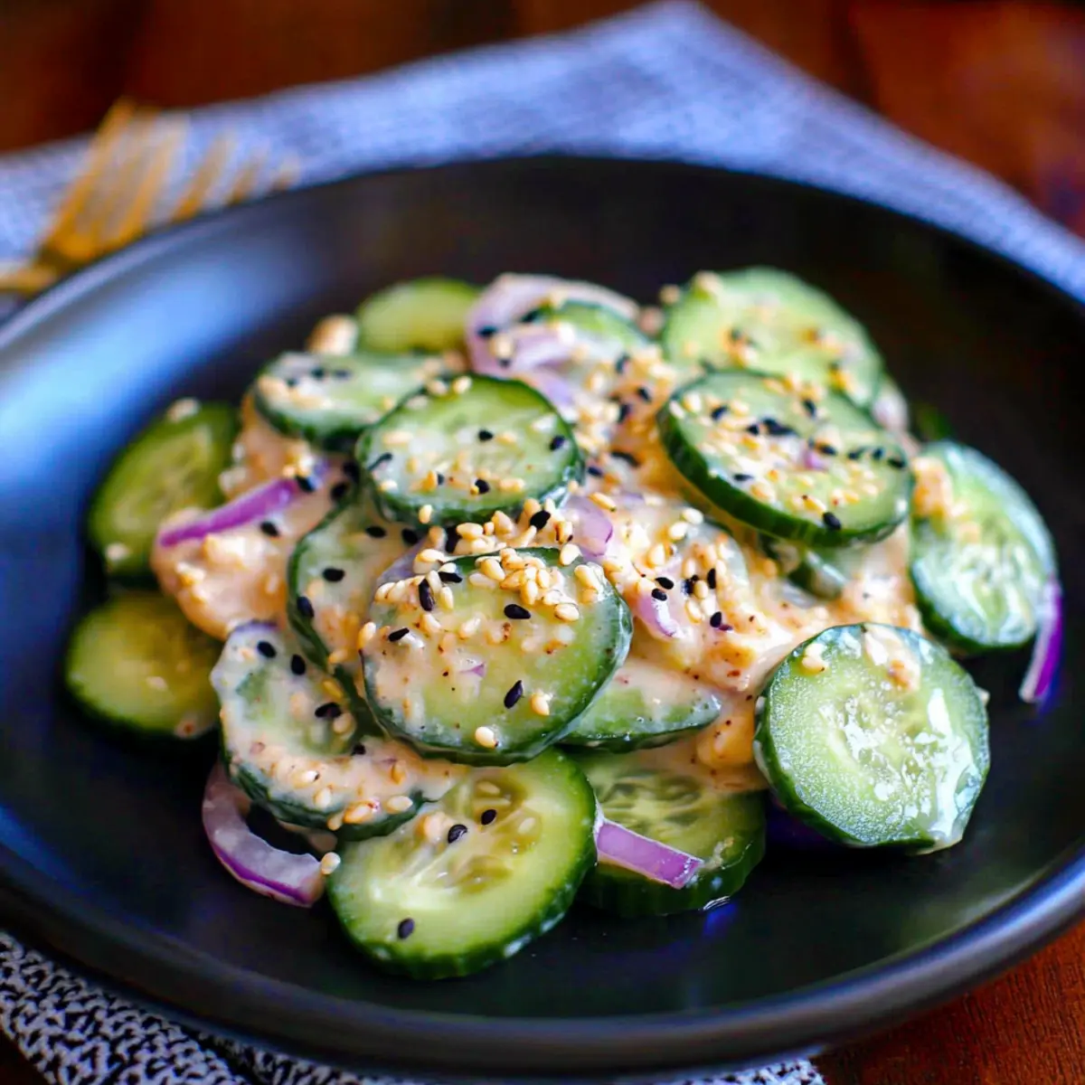 Jalapeno Popper Cucumber Salad